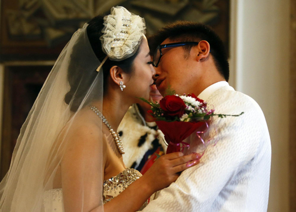 Group marriage at Neuschwanstein Castle