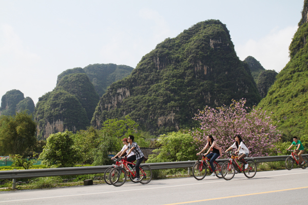 Cycling in Yangshuo