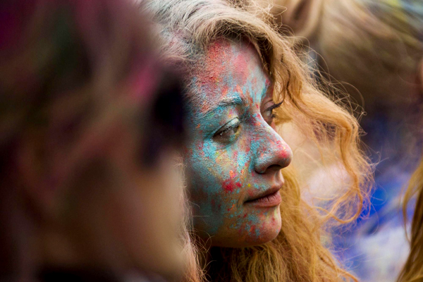 Holi festival in Berlin