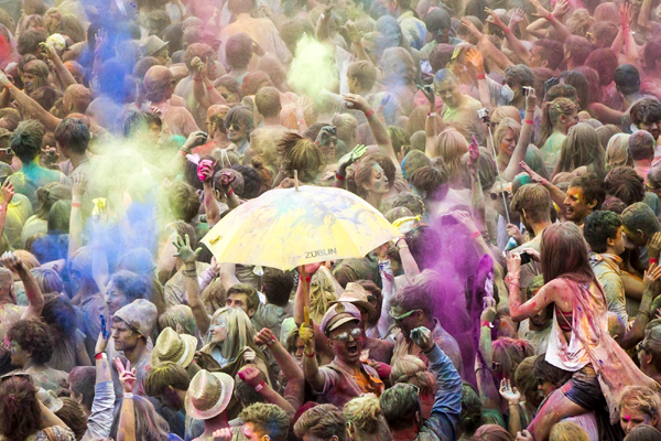 Holi festival in Berlin