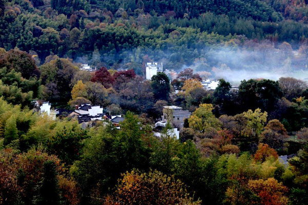 Scenery of Tachuan village, China's Anhui