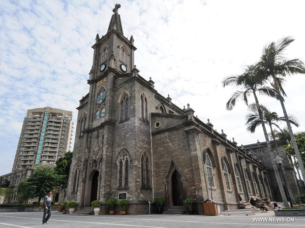 Western old buildings preserved in Fuzhou city