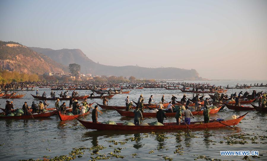 Annual fishing festival held in SW China