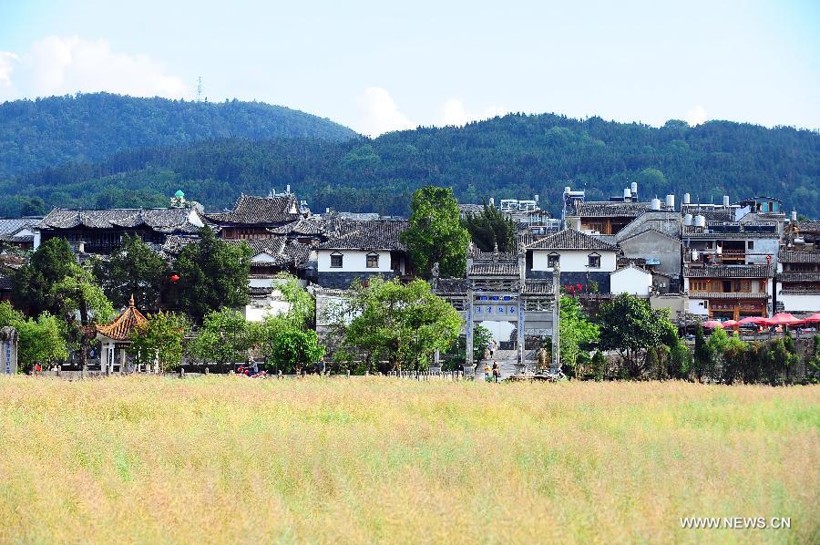 Scenery of ancient townlet Heshun in China's Yunnan