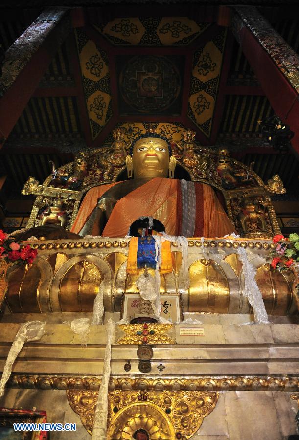 Tsurpu Monastery in SW China's Tibet