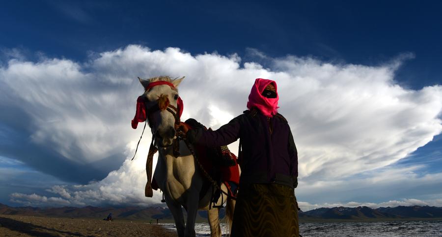 Picturesque Nam Co in Tibet