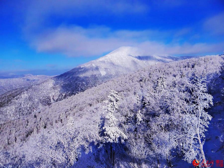 Snow-covered Erlanghe in Heilongjiang