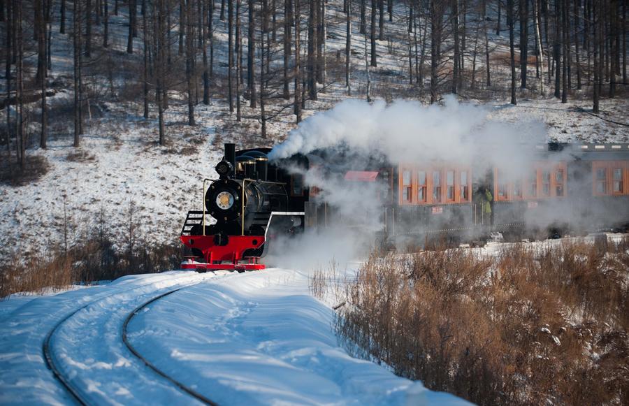 The Greater Khingan range in winter