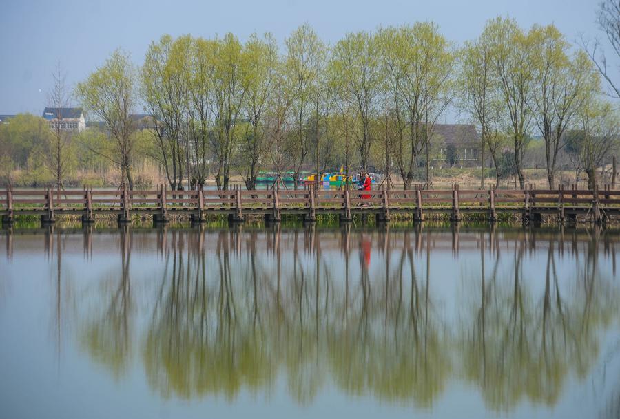 Scenery of Taihu Lake in Zhejiang