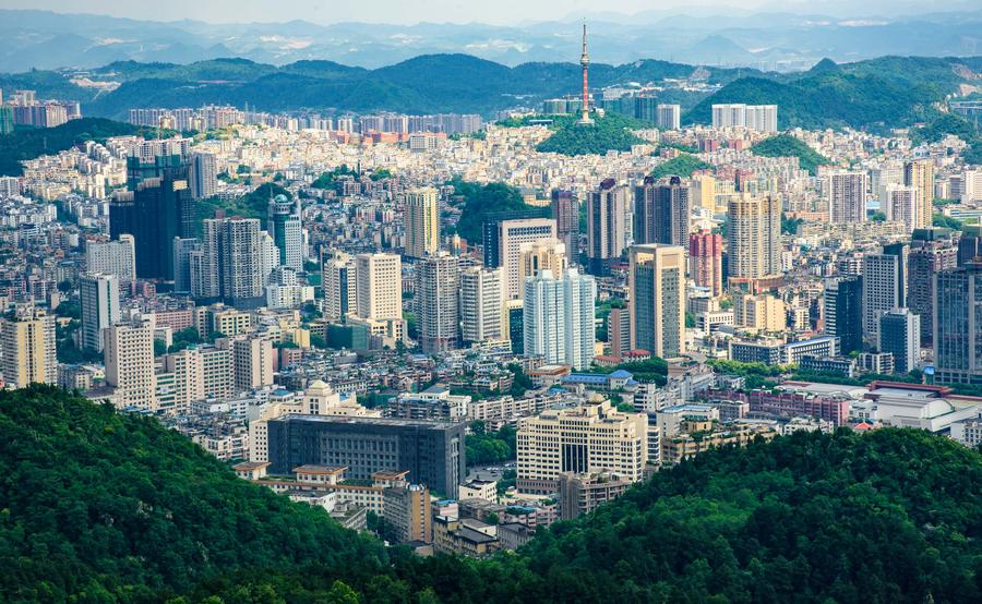 Scenery of Guiyang, capital city of Guizhou