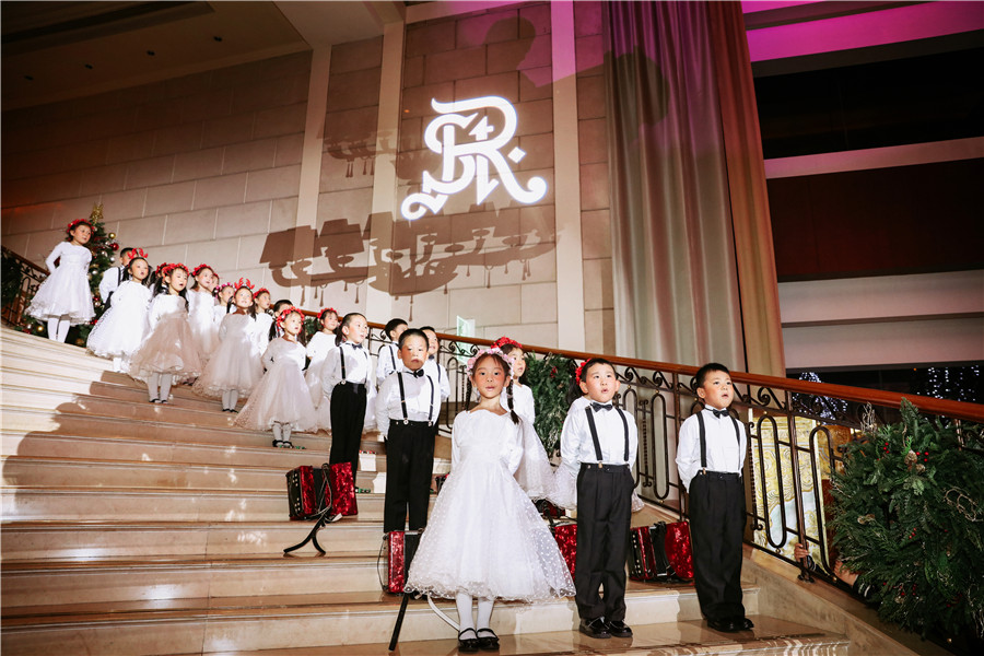 Christmas tree lighting ceremonies around Beijing