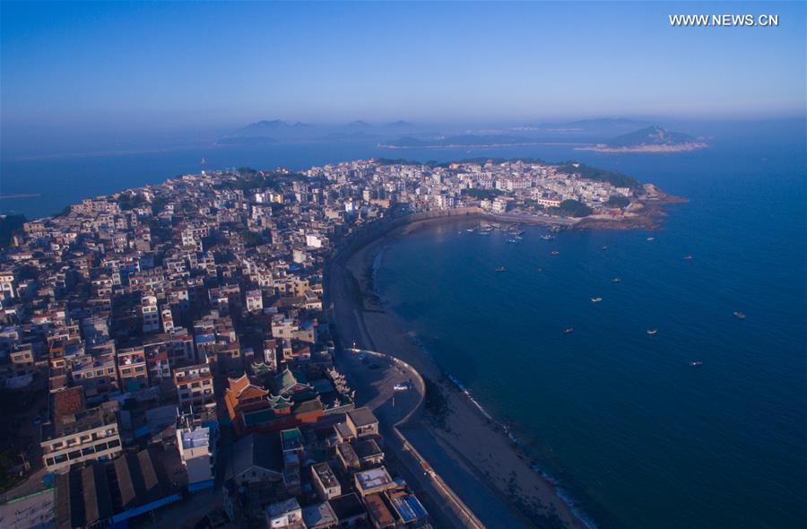 Enchanting scenery of coastline in SE China's Fujian