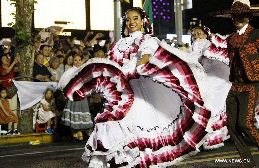 Parade held during Shanghai Tourism Festival in Shanghai