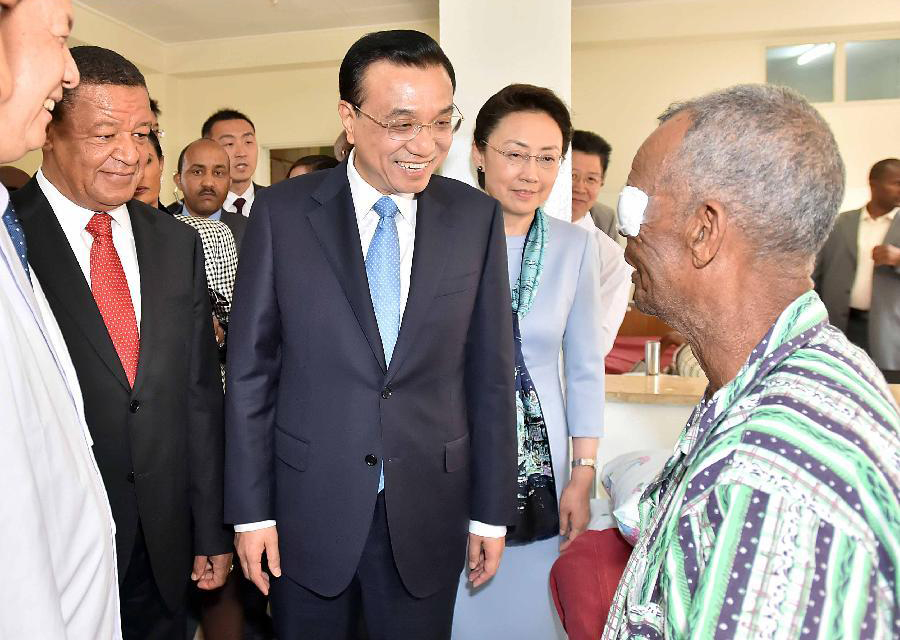 Chinese Premier, Ethiopian President visit Ethiopian cataract patients