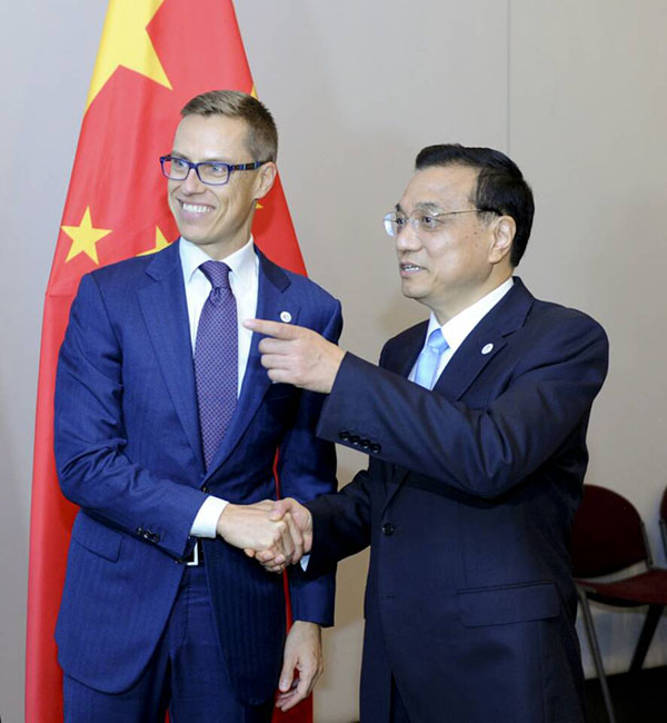 Chinese Premier meets Asian, European leaders in Milan