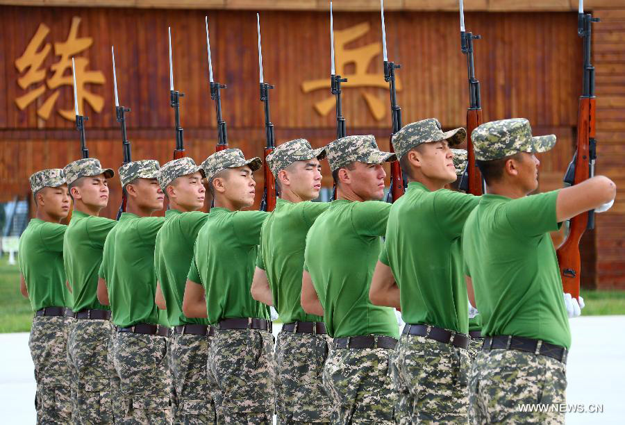 Foreign troops from 17 countries train for V-Day parade in Beijing