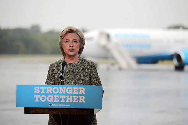 Trump, Clinton head toward first debate amid strife between blacks, police