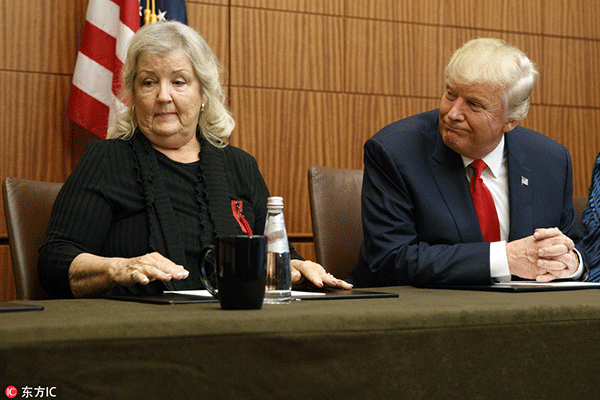 Trump meets Bill Clinton's accusers of sexual misdeeds