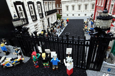 Lego miniatures of G20 London summit