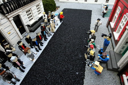 Lego miniatures of G20 London summit