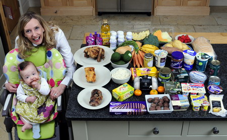 Pre-mature tot eats 3,000 calories a day