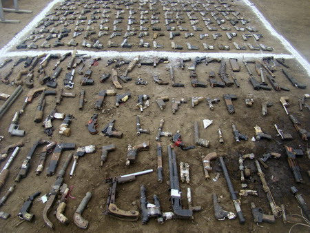 Weapons destructed in Venezuela to restrict murders