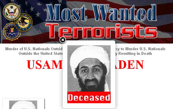 Obama: Al Qaida head Osama bin Laden dead