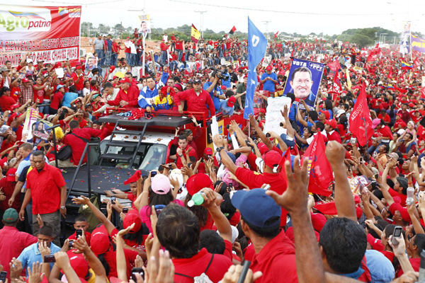 Chavez attends campaign rally