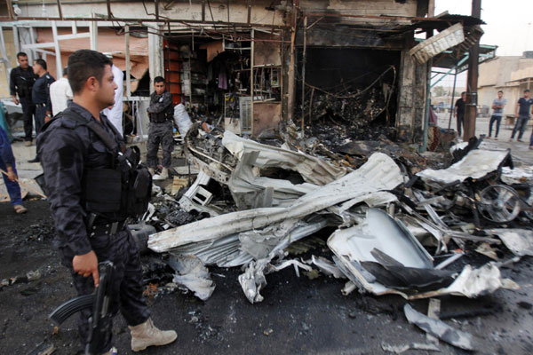 44 killed, 133 injured in Iraq's violence