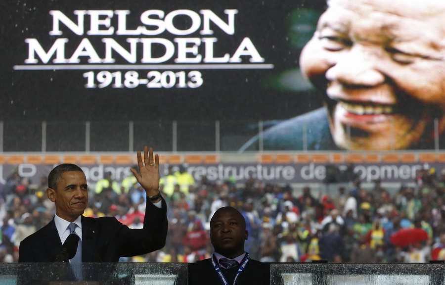 S Africa holds memorial service for Mandela