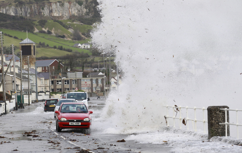 Strong storm blasts UK