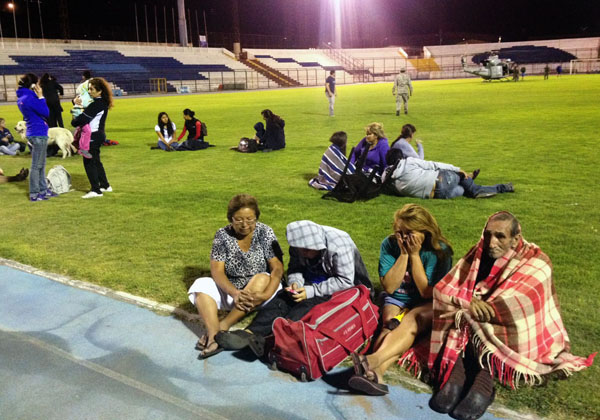 Five confirmed dead in 8.2 quake in Chile