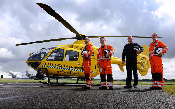 Prince William to train with East Anglian Air Ambulance