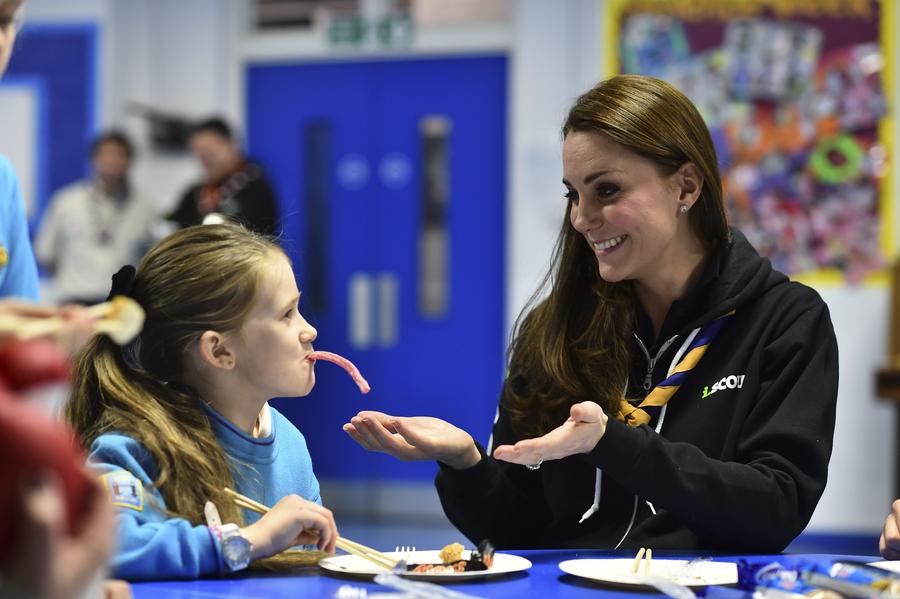 Duchess of Cambridge joins Beaver Scout meeting