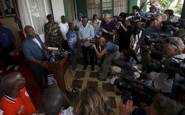 Burundian president makes first appearance after attempted coup