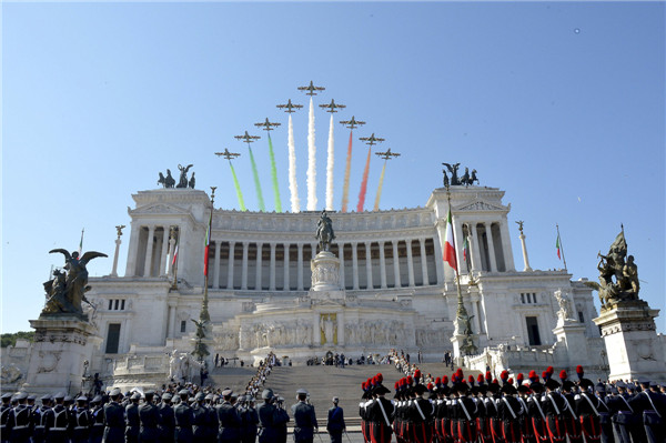 Italy marks Republic Day with military parade in Rome