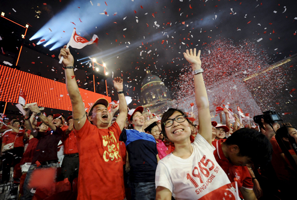 Singapore marks independence Golden Jubilee