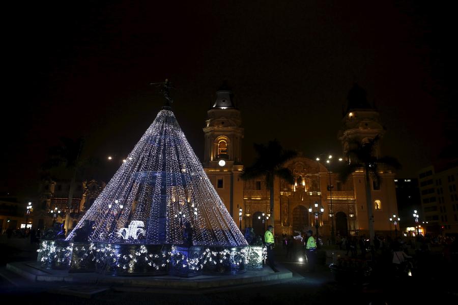 Christmas trees around the world