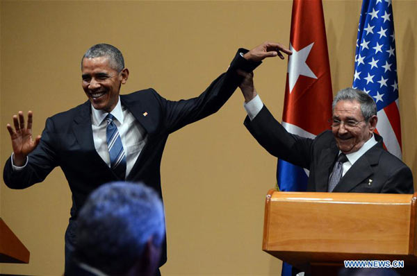 Long list of conflicts divide Obama, Castro at press conference