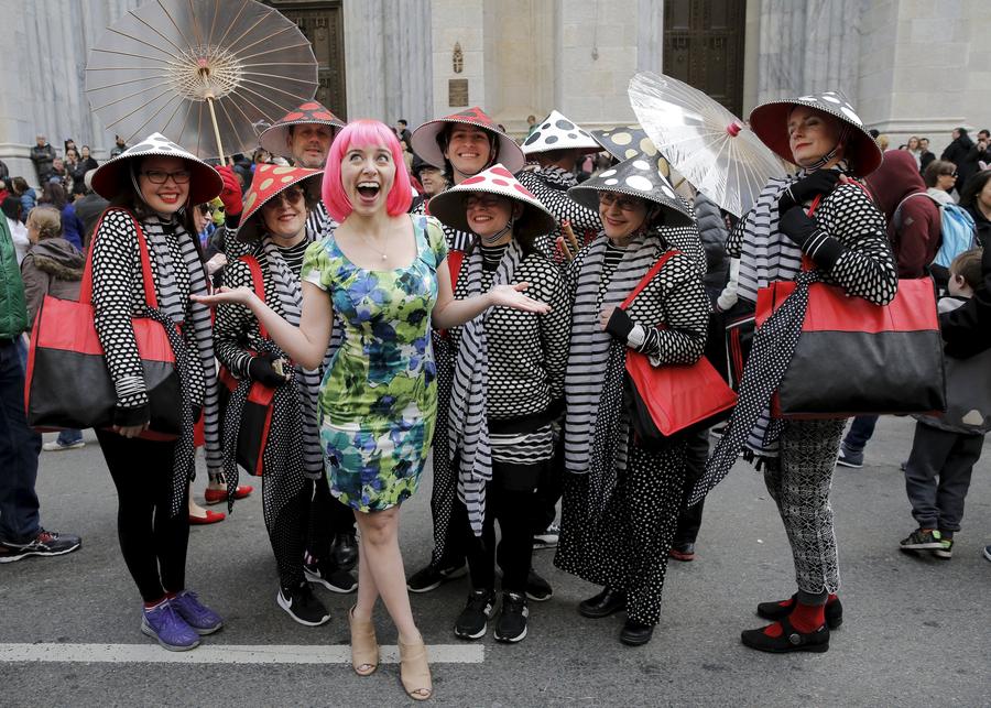 Easter Parade and Bonnet Festival brings fancy headwear to NYC