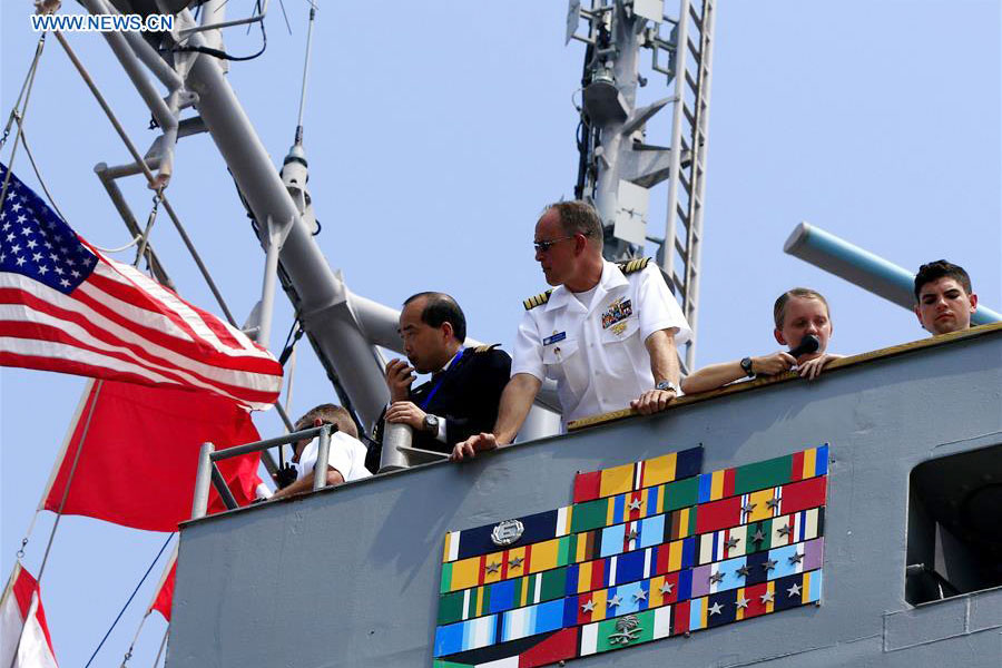 US flagship 'Blue Ridge' arrives in Shanghai for five-day visit