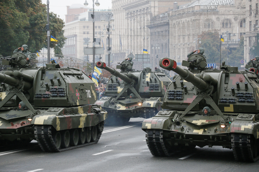 Ukraine celebrates Independence Day with military parade