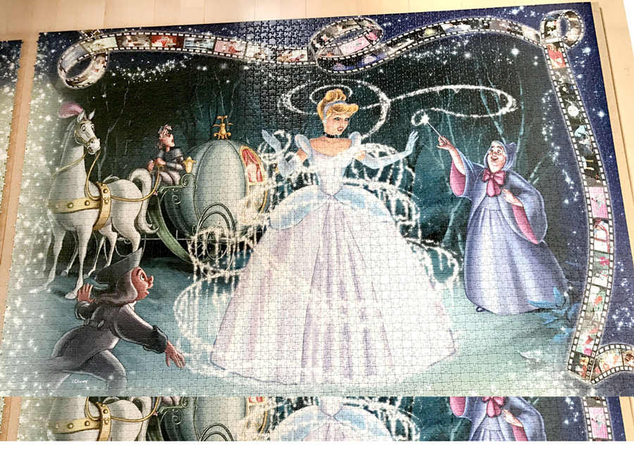 Disney fan completes 40,000-piece jigsaw in 460 hours