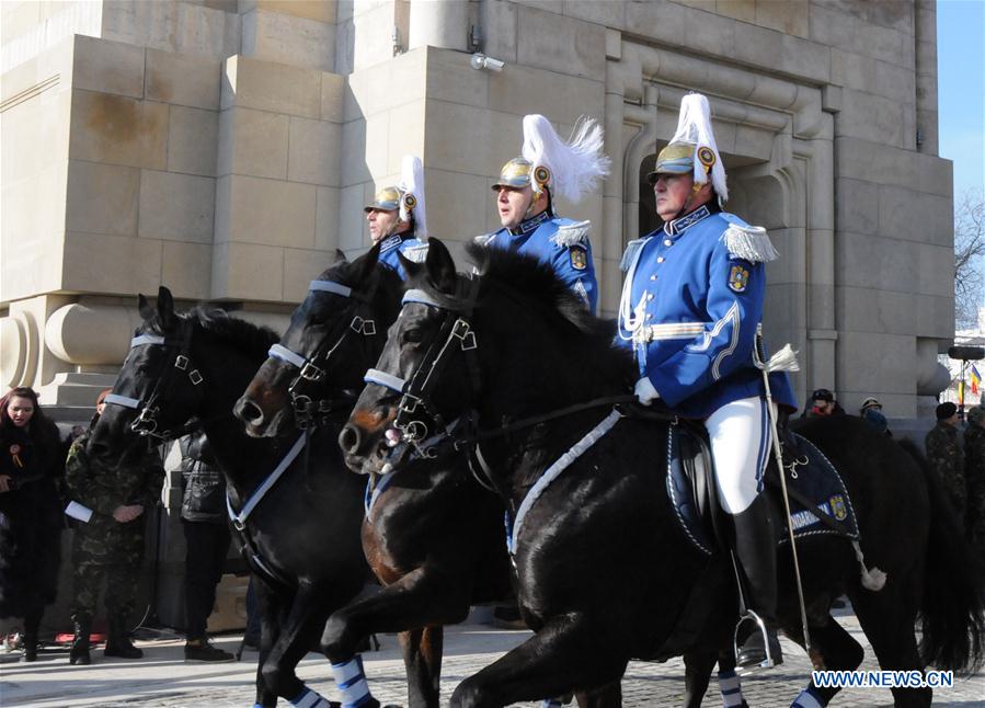 Military parade held to celebrate Romania's National Day