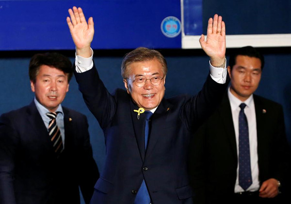 Moon Jae-in wins S Korean presidential election