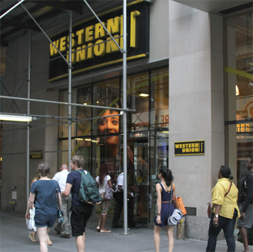 Western Union gets boom